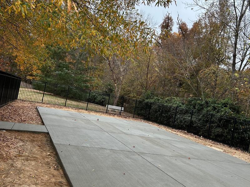 Backyard slab