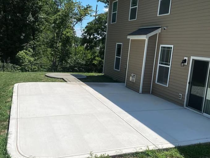 Rear patio